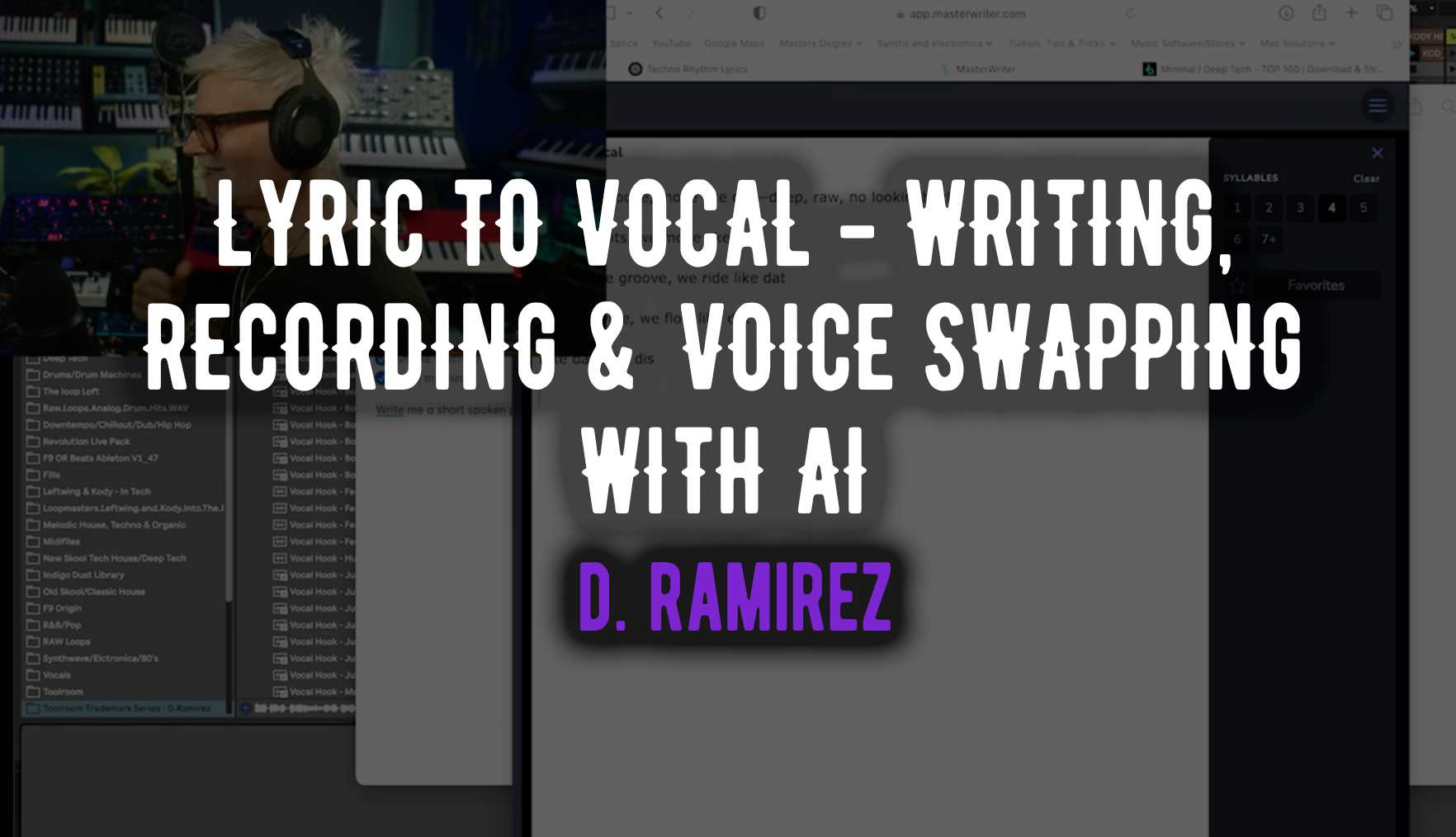 Lyric To Vocal – Recording with AI