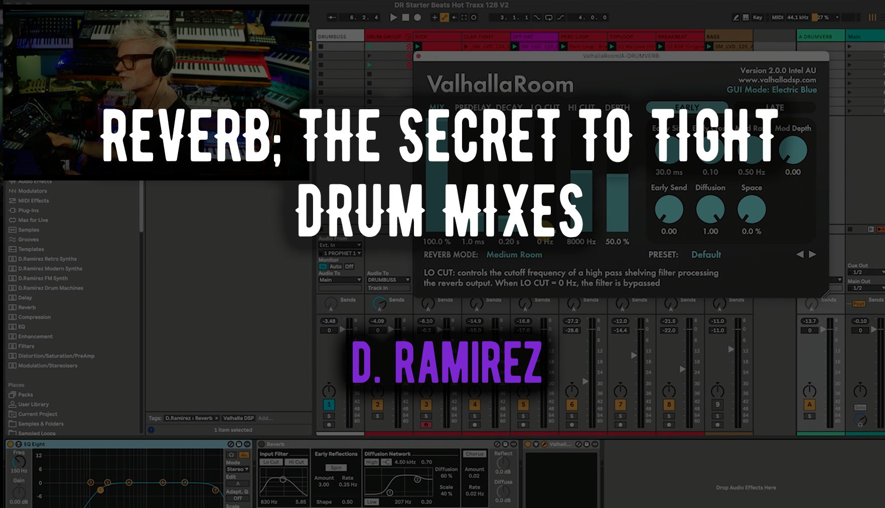 Reverb: The Secret To Tight Drum Mixes