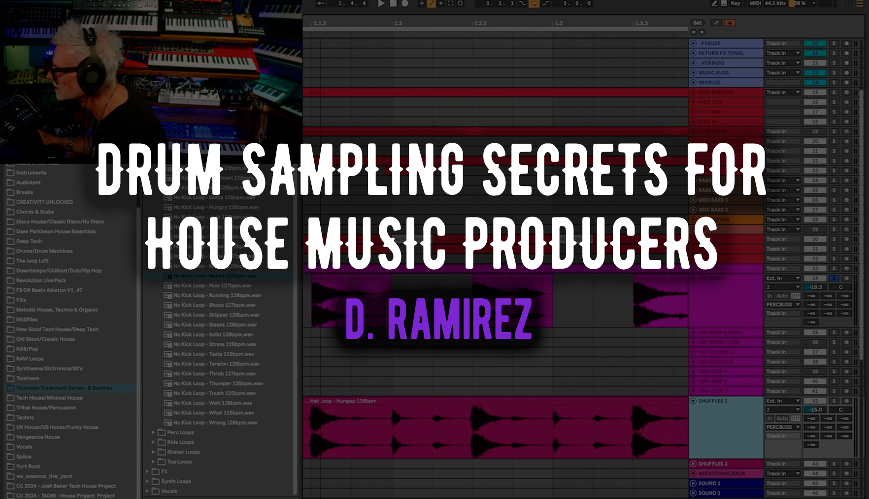 Sampling Drums for House Music