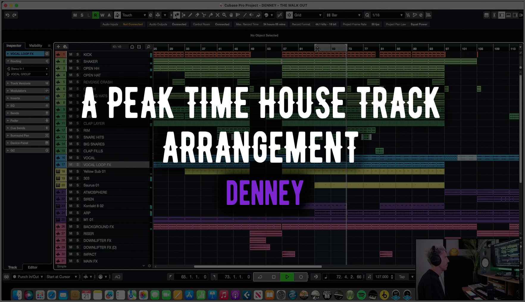 A Peak Time House Track Arrangement